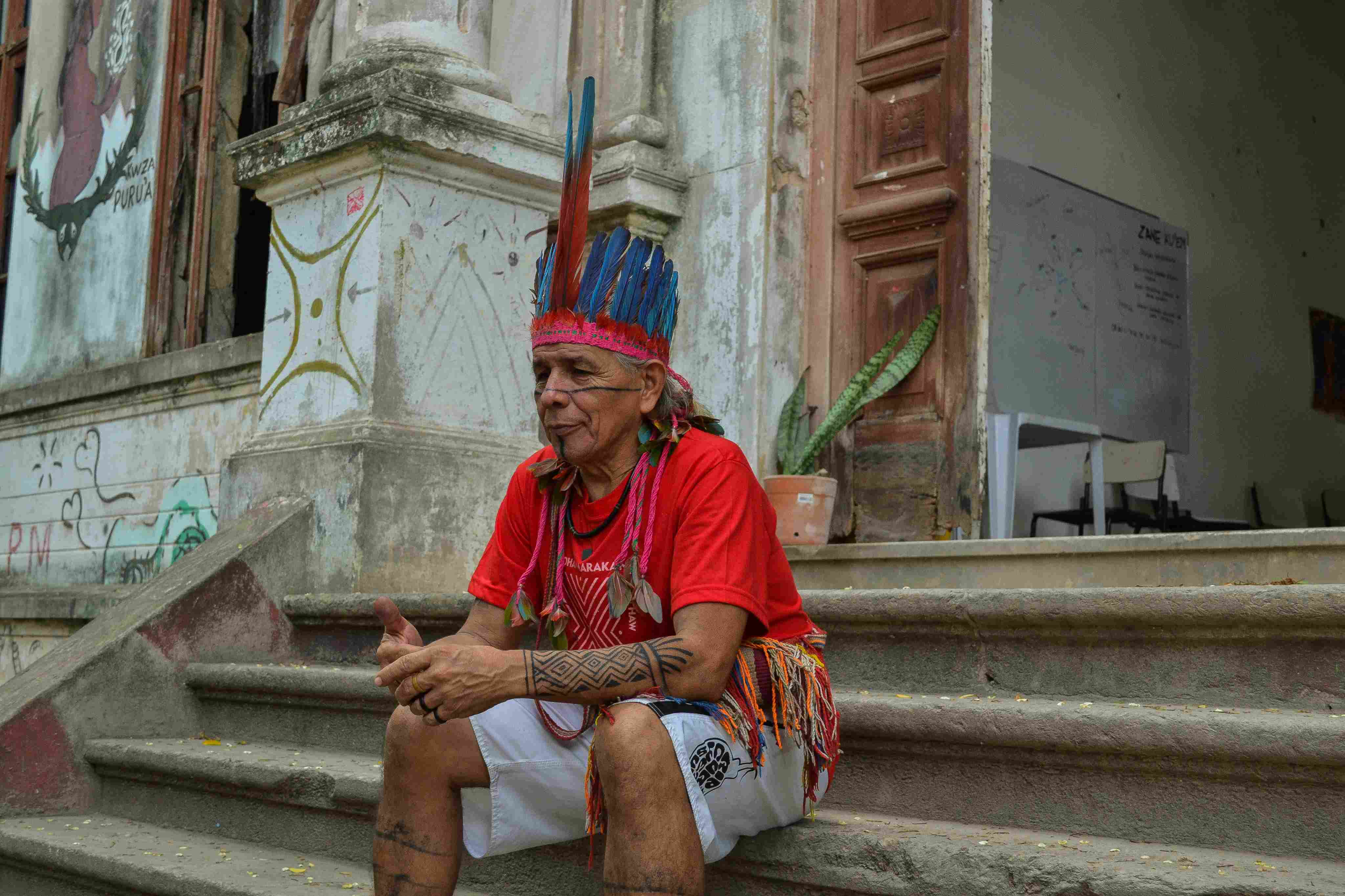 Retrato do Cacique José Urutau Guajajara.